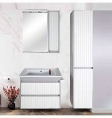 Мебель для ванной комнаты ASB-Mebel Мирано 85 слоновая кость, шиншилла серая