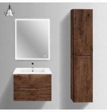 Мебель для ванной комнаты Vincea Mia Slim 70, 2 ящика, темное дерево