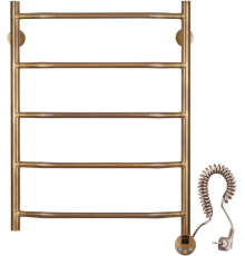 Полотенцесушитель электрический Secado Агата 1 50x60 бронза, R