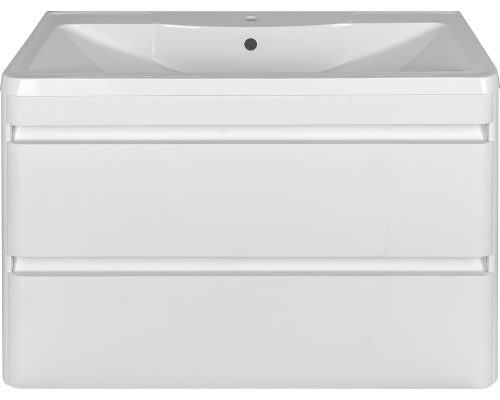 Тумба под раковину Style Line Атлантика 100 Люкс Plus, подвесная, антискрейч (Ненадлежащее качество: царапина на нижнем фасаде)