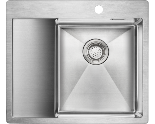 Мойка кухонная Paulmark Kroner PM825951-BSR брашированная нержавеющая сталь R (Ненадлежащее качество: выставочный экземпляр)