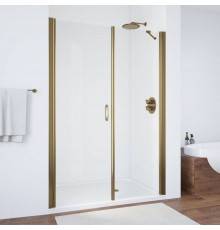 Душевая дверь в нишу Vegas Glass EP-F-2 150 05 01 L профиль бронза, стекло прозрачное