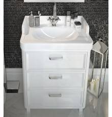 Тумба под раковину Kerama Marazzi Pompei N 60 белая, с 3 ящиками