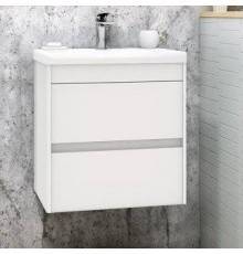 Тумба под раковину Art Max Family 50, подвесная, Bianco Lucido