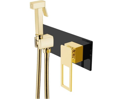 Гигиенический душ Boheme Q 147-BG со смесителем, С ВНУТРЕННЕЙ ЧАСТЬЮ