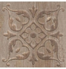 Вставка Kerama Marazzi Браш Вуд STG\B482\SG1550 матовая 9,9х9,9 коричневая