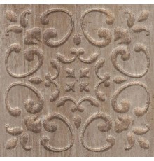 Вставка Kerama Marazzi Браш Вуд STG\B481\SG1550 матовая 9,9х9,9 коричневая