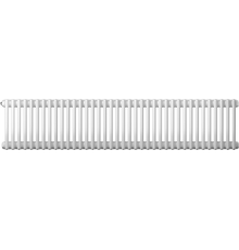 Радиатор стальной Zehnder Charleston 3030/38 3-трубчатый, подключение 1270, белый, с кронштейнами