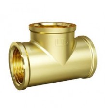 Фитинги резьбовые Тройник DN15, 1/2, ВР-ВР-ВР, латунь LD LD.65.514.15
