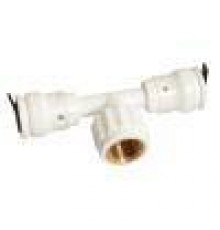 Фитинги push Тройник ВР Vision, 20x1/2x20, с черной заглушкой BP04 1/2 HE 13SK-200420BP