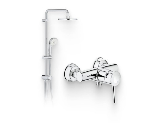 Душевой комплект Смеситель для душа Grohe BauClassic 32867000 + Стойка New Tempesta Rustic 27399002 Душевой комплект Смеситель для душа Grohe BauClassic 32867000 + Стойка New Tempesta Rustic 27399002