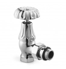 Клапан SR Rubinetterie угловой серия Floral Old Style 1/2, цвет хром 0337-1500C000