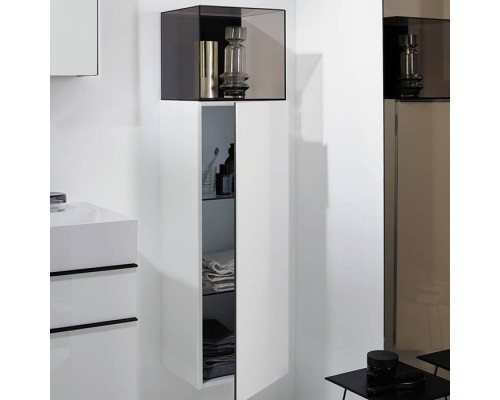 Burgbad Yumo Шкаф подвесной 35x32x128 см, цвет: белый. SFKK035LF3193