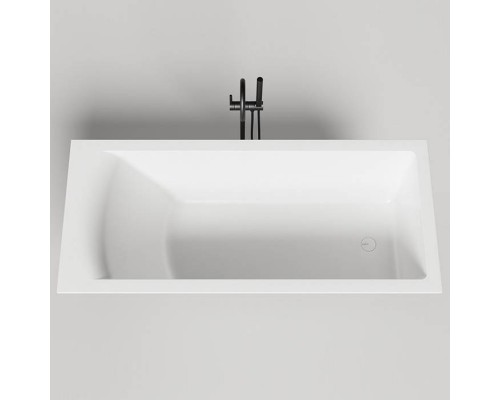 Salini Cascata KIT Ванна встраиваемая, с прямоугольной чашей, 170х75х60см, регулируемые ножки, донный клапан UpDown, сифон S-Sense, цвет: белый матовый. 104313M