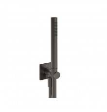 Gessi Inverso  Душевой комплект, состоящий из вывода воды, ручного душа ,шланг 1,50 м цвет: Black Metal Br. PVD. 73523#707
