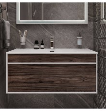 Тумба с раковиной STWORKI Вестервик 90 орех каньон