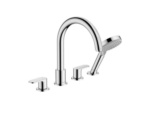 Hansgrohe Vernis Blend Смеситель на край ванны, на 4 отв, цвет: хром . 71456000 Hansgrohe Vernis Blend Смеситель на край ванны, на 4 отв, цвет: хром . 71456000
