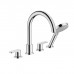 Hansgrohe Vernis Blend Смеситель на край ванны, на 4 отв, цвет: хром . 71456000
