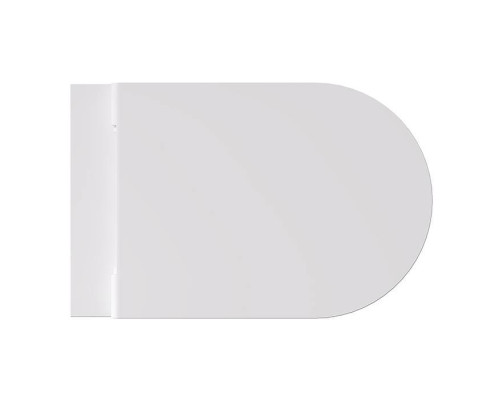 Alice Hide Round Унитаз 57х37см., подвесной, безободковый, с сиденьем и крышкой с микролифтом, с набором для крепления, цвет: белый матовый. 31170109SET