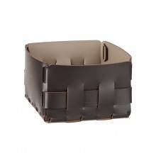 Colombo Adj Корзинка Mini Bottega, 19x19H13 см, цвет: шоколад/капучино. BADJ1019-0604