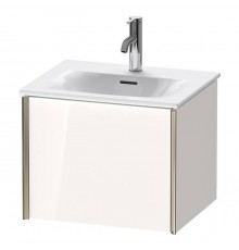Duravit XViu Тумба подвесная 51x42x39.7см, с раковиной, 1 ящик, цвет: белый глянцевый/champagne matt. 2344530000,  XV40310B122