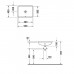 Duravit Starck 3 Раковина 49x36.5см., без отв., цвет: белый. 0305490000