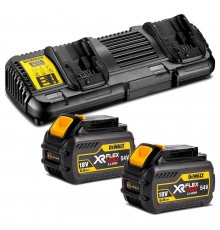 Набор DeWalt: Зарядное устройство DeWalt DCB132 + 2 батареи DCB546 (DCB132T2)