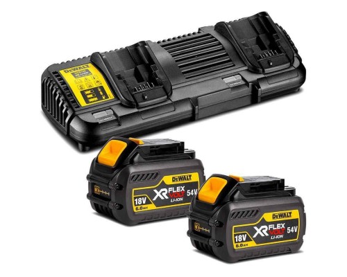 Набор DeWalt: Зарядное устройство DeWalt DCB132 + 2 батареи DCB546 (DCB132T2) Набор DeWalt: Зарядное устройство DeWalt DCB132 + 2 батареи DCB546 (DCB132T2)