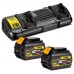 Набор DeWalt: Зарядное устройство DeWalt DCB132 + 2 батареи DCB546 (DCB132T2)