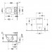 Duravit D-Neo Моноблок 37x65 см, безободковый, слив универсальный, WonderGliss, цвет: белый. 09441000051,  20020900001