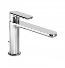 Cisal LineaViva Смеситель для раковины, на 1 отв., излив 12см, цвет: хром. LV00151021