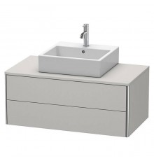 Duravit XSquare Тумба с раковиной 100х54.8х40см., подвесная, с 2 выдв ящик, цвет: бетонно-серый матовый. 0317580000,  XS491100707