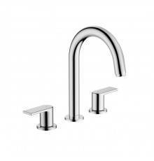 Hansgrohe Vernis Shap Смеситель для раковины, на 3 отв, с донным клапаном, цвет: хром . 71563000