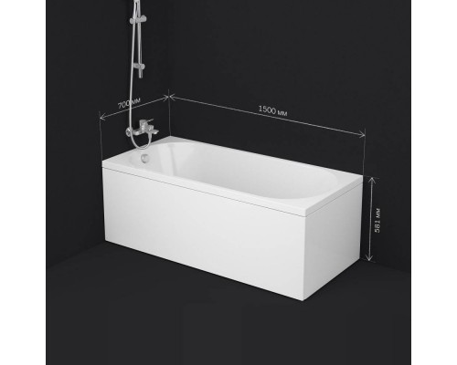 W94A-150-070W-A1 Ванна акриловая 150х70 W94A-150-070W-A1 Ванна акриловая 150х70