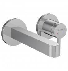 Hansgrohe Finoris Смеситель для раковины, встраиваемый, излив: 16.8см., внешняя часть, цвет: хром. 76051000
