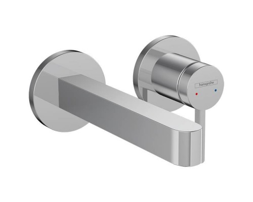 Hansgrohe Finoris Смеситель для раковины, встраиваемый, излив: 16.8см., внешняя часть, цвет: хром. 76051000 Hansgrohe Finoris Смеситель для раковины, встраиваемый, излив: 16.8см., внешняя часть, цвет: хром. 76051000