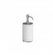 GESSI Tondo Дозатор для жидкого мыла настольный белый, цвет: хром. 66437#031