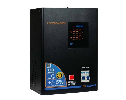 Cтабилизатор ЭНЕРГИЯ VOLTRON Voltron - 5 000 Voltron (5%)