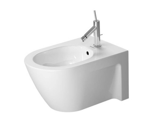 Duravit Starck 2 Биде подвесное 54х37см, с 1 отв под смеситель, с креплением, цвет: белый. 2271150000