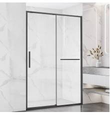 Душевая дверь в нишу Vincea Slim Soft VDS-1SS140CLGM 140 см профиль вороненая сталь, стекло прозрачное