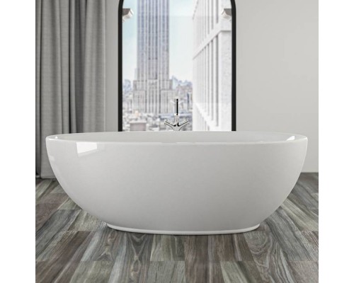 Knief Lounge Ванна отдельностоящая 185x95x63.5cм, со слив-переливом, цвет: белый . 0100-091-06,  0100-089-06