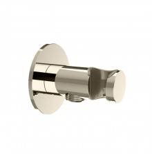 Almar Round Подключение для шланга с держателем, цвет: Nickel Brushed. E095037.NB