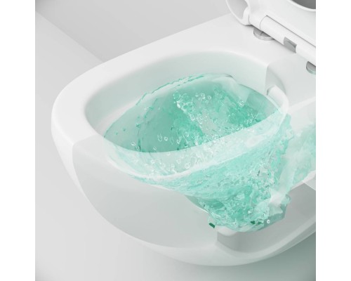 C301700WH Унитаз подвесной безободковый FlashClean, без сиденья C301700WH Унитаз подвесной безободковый FlashClean, без сиденья