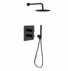 Душевой комплект Ramonsoler Odisea K3987021NM, черный, С ВНУТРЕННЕЙ ЧАСТЬЮ