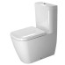 Duravit Happy D2 Унитаз напольный, 36,5х63 см, цвет белый/хром. 2134090000,  0934100005
