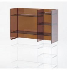 Laufen Kartell Стеллаж, 75х26х53см, пластик, напольный, цвет: янтарь. 3.8933.1.081.000.1