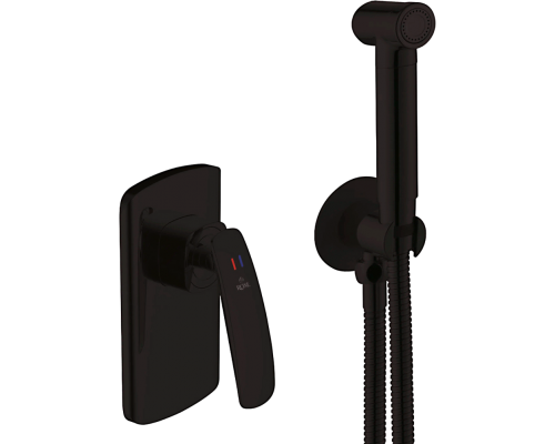 Гигиенический душ Rose R1105H со смесителем, С ВНУТРЕННЕЙ ЧАСТЬЮ, черный Гигиенический душ Rose R1105H со смесителем, С ВНУТРЕННЕЙ ЧАСТЬЮ, черный