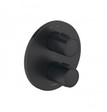 Duravit Thermostatic Смеситель для душа, настенный, термостатический, цвет: черный матовый. TH4200008С46