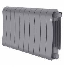 Радиатор биметаллический Royal Thermo Infinity V 300 10 секций, нижнее подключение, Silver Satin