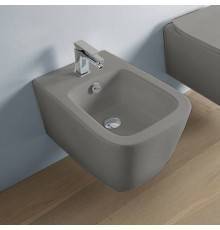 Artceram A16 Биде подвесное 52,5х36см, 1 отв под смеситель, цвет: grigio oliva. ASB001 15 00